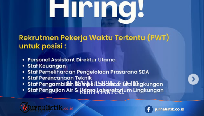 Lowongan Kerja Perum Jasa Tirta II 2026: Peluang Pekerja Waktu Tertentu (PWT) dan Ketentuannya
