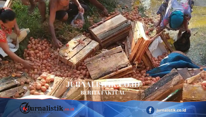 Kronologi Warga Kutawis, Purbalingga, Ambil Telur Setelah Pikap Pengangkut Terguling