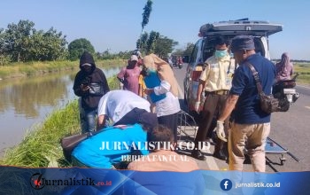 Pria Bertato Ditemukan Mengambang di Irigasi Pemali Brebes, Polisi Selidiki Penyebab Kematian