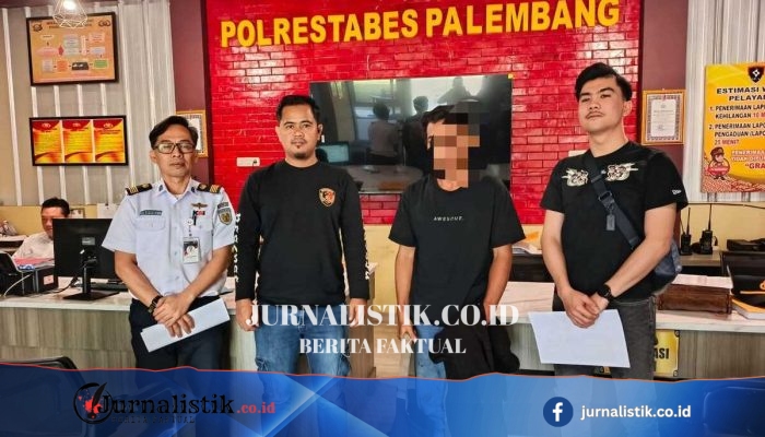 MR (53) Ditangkap, Diduga Curi Pipa Flush Toilet LRT Bumi Sriwijaya