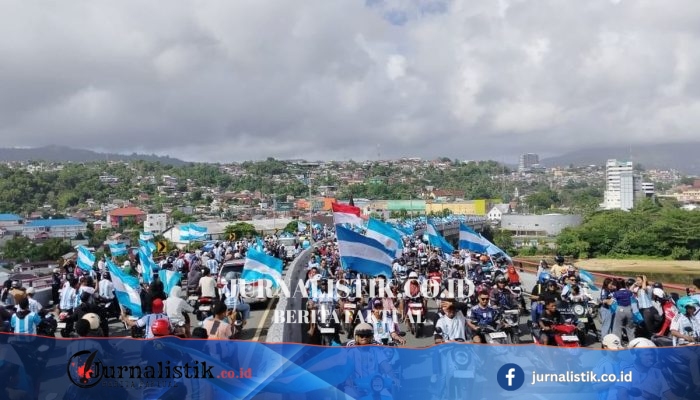 Argentina Unggul 3-2 atas Cape Verde, Ribuan Suporter di Maluku Berkonvoi Rayakan