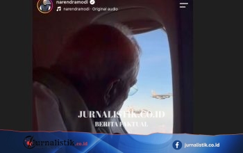 Narendra Modi Menuju Jakarta Diiringi Jet Tempur TNI AU, Momen Dibagikan lewat Instagram