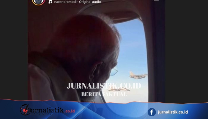 Narendra Modi Menuju Jakarta Diiringi Jet Tempur TNI AU, Momen Dibagikan lewat Instagram