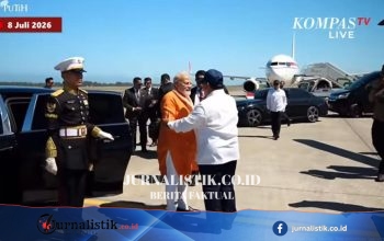 Di Bandara YIA, Prabowo Sambut PM India Narendra Modi Jelang Peresmian Konservasi Candi Prambanan