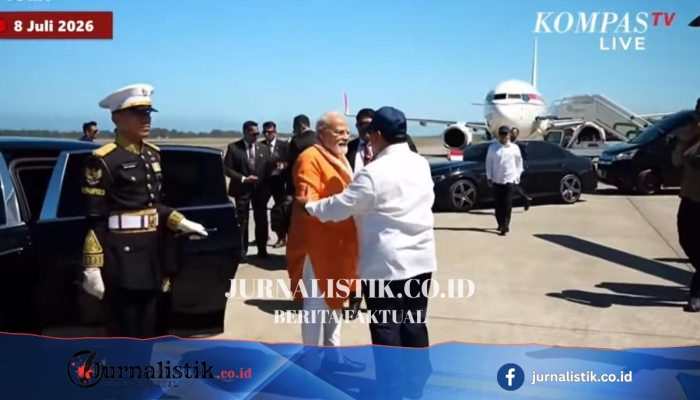 Di Bandara YIA, Prabowo Sambut PM India Narendra Modi Jelang Peresmian Konservasi Candi Prambanan
