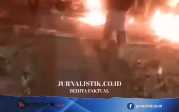 Konvoi Pesilat di Grobogan Berujung Bentrok, Motor Hangus Terbakar