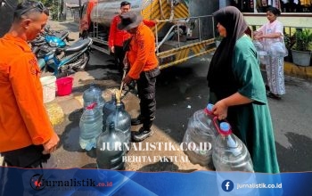 50 KK di Kedung Halang, Bogor Utara Alami Kekeringan; BPBD Kirim 4.000 Liter Air Bersih