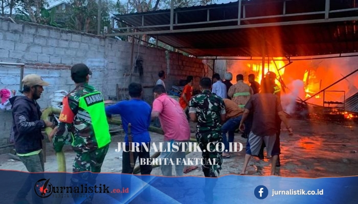 Tabung Elpiji 3 Kg Meledak, Rumah dan Bengkel di Bener Meriah Hangus Terbakar