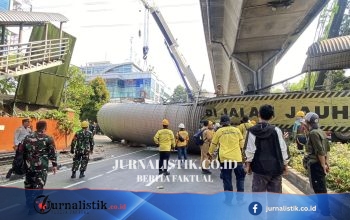 Bina Marga Jelaskan Mengapa Evakuasi JPO Tendean Berlangsung Lama