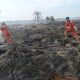 Kebakaran hutan di Rokan Hilir, Riau: pemadaman darat dan udara