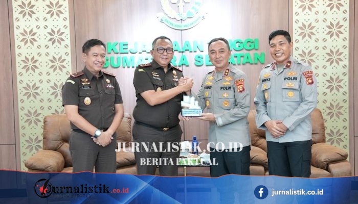 Polda Sumsel Jalin Silaturahmi dengan Kejati Sumsel, Klarifikasi Isu Hubungan Renggang