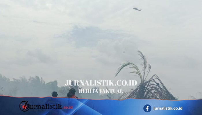 Karhutla Meluas di Banyuasin dan OKI, BPBD Sumsel Kerahkan 4 Helikopter Water Bombing untuk Memadamkan Api