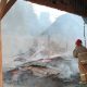 Pembakaran penghangat tradisional di Kediri bikin 50 kambing Bulusari hangus terbakar