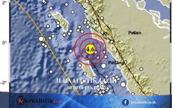 Gempa Magnitudo 4,7 Guncang Pasaman Barat, BMKG: Dipicu Aktivitas Sesar Mentawai