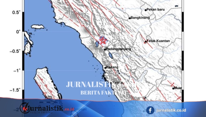 Sesar Sianok Menggeliat Dua Kali, BMKG: Tak Berpotensi Tsunami, Aktivitas Marapi Tidak Terganggu