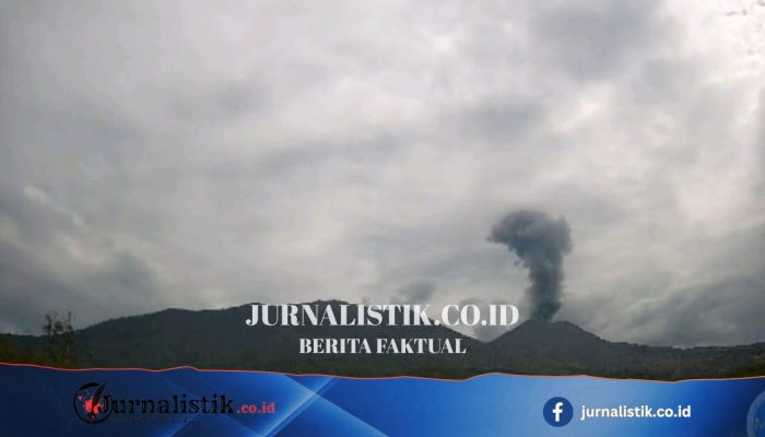 Gunung Lewotobi Laki-laki Kembali Erupsi Minggu Siang, Kolom Abu 1.500 Meter