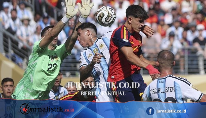 LIVE Spanyol vs Argentina 0-0: Gol Nico Williams Batal Disahkan, Martinez Lagi-Lagi Jadi Penghalang