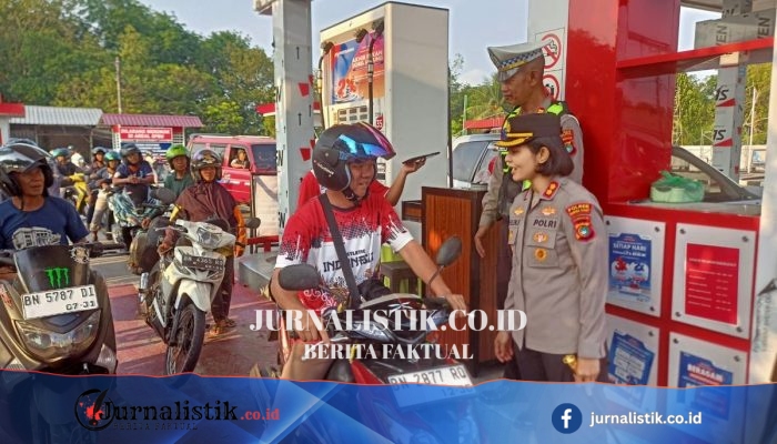 Antrean BBM Mengular di SPBU, Polres Bangka Barat Antisipasi Pembelian Berulang dan Tanki Over Kapasitas