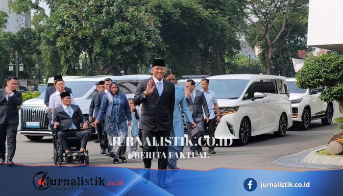 Wamentan Sudaryono Tiba di Istana dengan Dasi Biru Muda, Siap Dilantik Jadi Kepala BGN