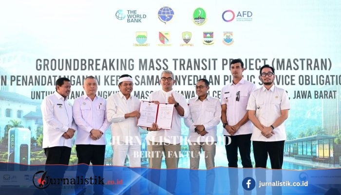 Groundbreaking BRT Cekungan Bandung Dimulai, Brantas Abipraya Lewat KSO Abipraya–SBS jadi Kontraktor