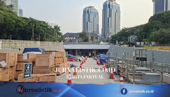 MRT Jakarta Siapkan Terowongan Pejalan Kaki Monas–Gambir, Progres 93 Persen
