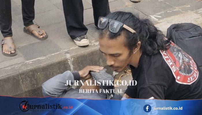 Kecelakaan di Jaksel: Pemotor Terlindas Bus Transjakarta Seusai Gagal Menyalip, Kaki Terluka