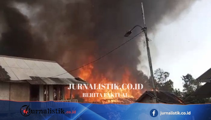 Kebakaran di Kasepuhan Adat Ciptamulya Sukabumi, 70 Rumah Dilaporkan Terdampak