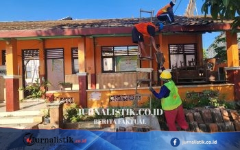 KSP Turunkan Tim Perbaiki Atap Ambrol SDN Tanggirejo Grobogan, Juwariyah Berharap Rampung Cepat