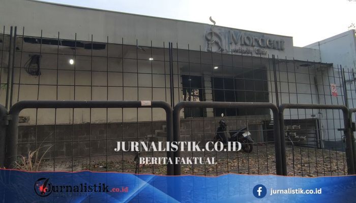 Klinik di Kebayoran Baru, Jaksel, tempat Sutrimo ditemukan tewas tampak terbengkalai dan sudah lama tutup
