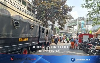 Pengamanan Brimob dan TNI di Jalan Matraman Dalam Menteng Berlanjut Usai Bentrokan