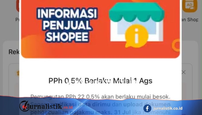 Mulai Sabtu 1 Agustus 2026, Shopee hingga Blibli potong pajak penjual 0,5%