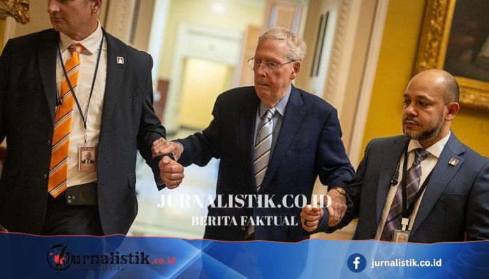 Mitch McConnell: Imbas Jatuh dan Pneumonia Ringan, Saya Belum Bisa Kembali ke Senat