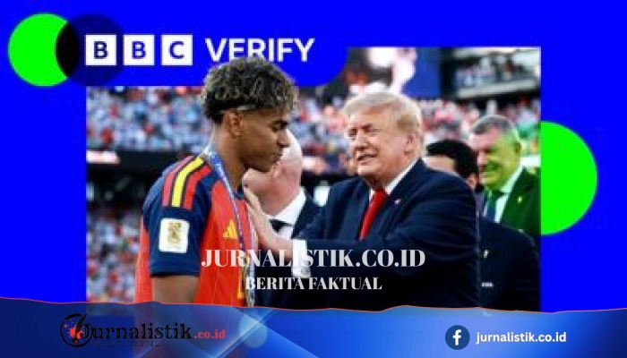 Hoaks soal Donald Trump di final Piala Dunia viral dan ditonton jutaan orang