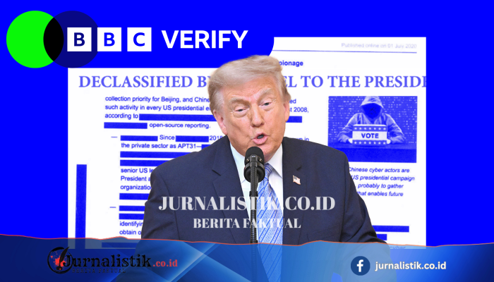 BBC Verify: Dokumen deklasifikasi tak membuktikan klaim keamanan pemilu Trump