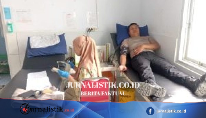 Donor Darah Personel Batalyon A Pelopor Brimob Polda Gorontalo: Setetes Darah untuk Warga yang Membutuhkan