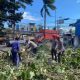 Dit Samapta Polda Gorontalo Sigap Evakuasi 3 Pohon Tumbang di Kota Gorontalo