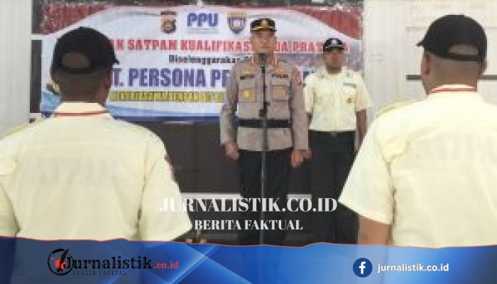 Dirbinmas Polda Gorontalo, Kombes Pol Imet Chaerudin Tamsil, Memimpin Upacara Penutupan Diksar Satpam Gada Pratama