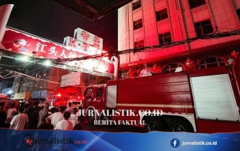Kebakaran pabrik sepatu di Jinjiang, China, menewaskan sedikitnya 28 orang