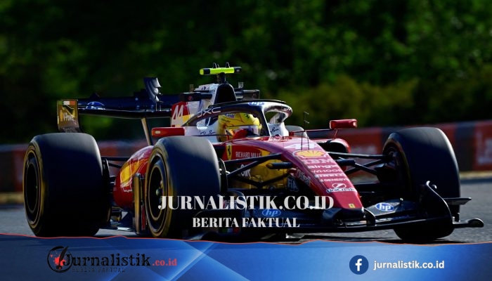 Latihan Jumat GP Hungaria: Hamilton ungguli Leclerc, Ferrari raih finis 1-2