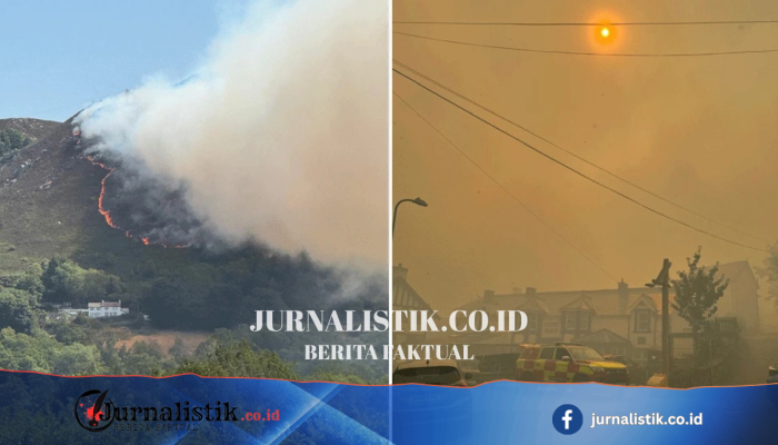 Status insiden besar diumumkan di Wales saat kebakaran hutan meluas di seluruh Inggris Raya