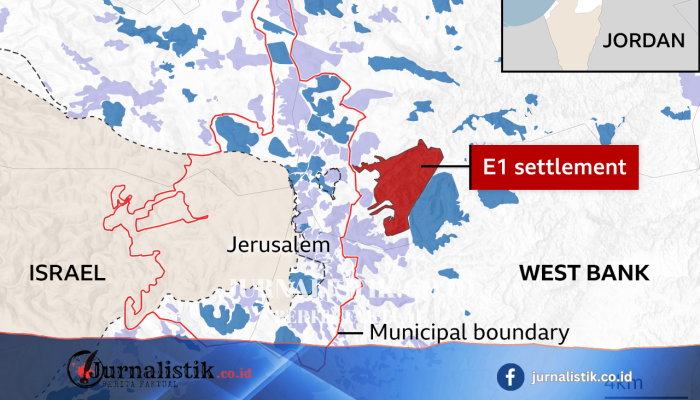Israel membuka tender pembangunan 1.200 rumah permukiman di kawasan E1 Tepi Barat