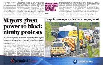 Headline koran Minggu: ‘Power to block nimby protests’ dan Meghan ‘deal could be off’