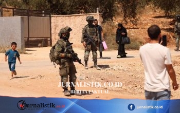 Tentara Israel menyuruh warga Palestina meninggalkan Qusra setelah pemukim mengepung tiga rumah