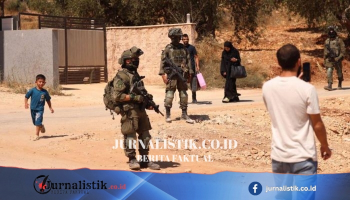Tentara Israel menyuruh warga Palestina meninggalkan Qusra setelah pemukim mengepung tiga rumah