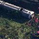 Rekaman Udara Kereta Tergelincir Dekat Lewes, East Sussex