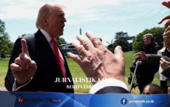 Apa yang membuat Donald Trump menghentikan wartawan saat ditekan pertanyaan?