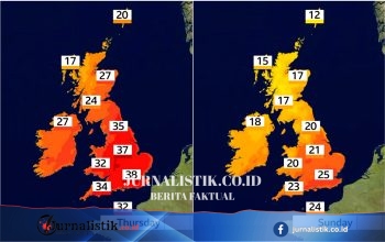 Cuaca Inggris akhir pekan: Suhu turun 10–15°C saat gelombang panas kelima mereda