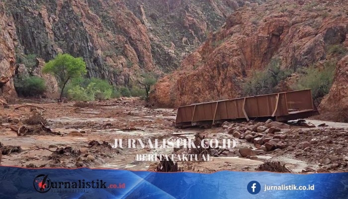 Banjir bandang di Grand Canyon: 1 orang tewas, 15 pendaki masih hilang
