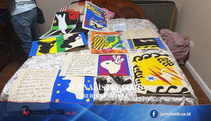 Polisi Brasil Pulihkan 8 Ilustrasi Henri Matisse yang Dicuri dari Perpustakaan São Paulo