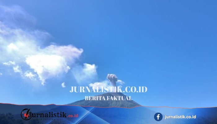 Erupsi 107 Kali, Gunung Ile Lewotolok Semprot Lava Pijar dan Gemuruh